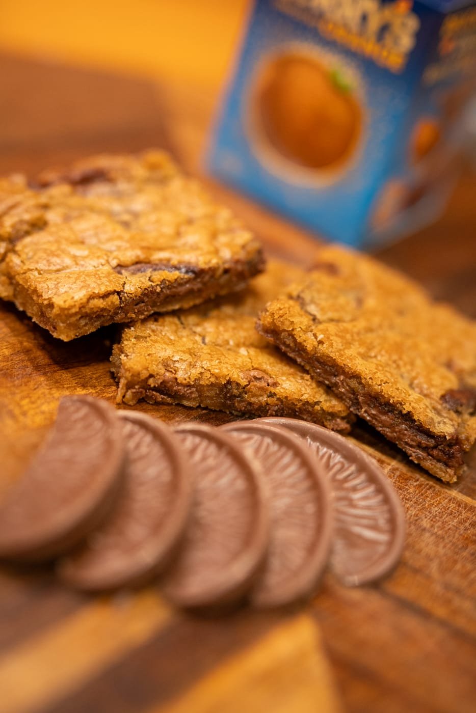 Chocolate Orange chocolate cookies, handmade in Hampshire by Cookie Coven