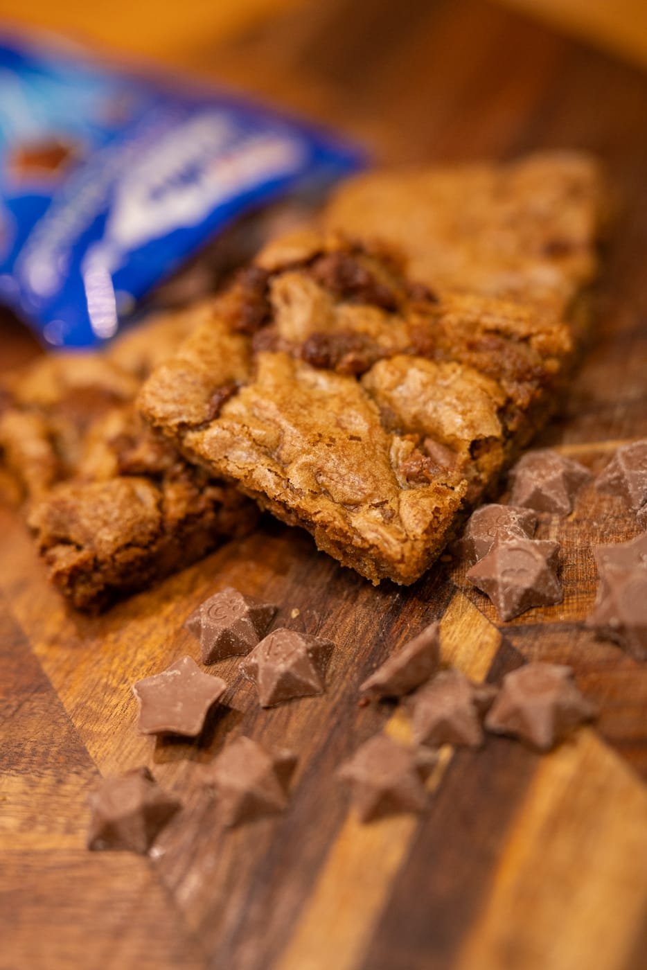 Magic Stars chocolate cookies, handmade in Hampshire by Cookie Coven